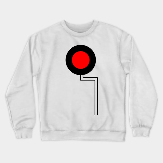 Minimal Record Crewneck Sweatshirt by TheMinimalist